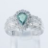 スプレンダー アレキサンドライトxダイヤモンド プラチナリング (Al: 0.86 ct D: 0.92ct Pt900)