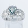 スプレンダー アレキサンドライトxダイヤモンド プラチナリング (Al: 0.86 ct D: 0.92ct Pt900)