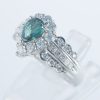 スプレンダー アレキサンドライトxダイヤモンド プラチナリング (Al: 0.86 ct D: 0.92ct Pt900)