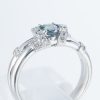 アレキサンドライトxダイヤモンド プラチナリング Al: 0.38 ct D: 0.18ct Pt900