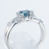 アレキサンドライトxダイヤモンド プラチナリング Al: 0.38 ct D: 0.18ct Pt900