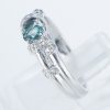 アレキサンドライトxダイヤモンド プラチナリング Al: 0.24 ct D: 0.13ct Pt900