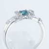 アレキサンドライトxダイヤモンド プラチナリング Al: 0.24 ct D: 0.13ct Pt900