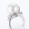 13mm 南洋パールプラチナリング 13.7mm D:1.25ct Pt900 - 画像 (5)