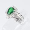 グリーンガーネット×ダイヤモンド プラチナリング GG: 1.19 ct D: 0.90ct Pt900 - 画像 (5)