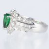グリーンガーネット×ダイヤモンド プラチナリング GG: 1.19 ct D: 0.90ct Pt900 - 画像 (3)