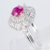 スタールビーxダイヤモンド プラチナリング SR: 1.37 ct D: 1.1ct Pt900 - 画像 (4)