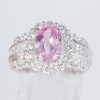 ピンクサファイアxダイヤモンド プラチナリング PS: 2.82 ct D: 1.58ct Pt900 - 画像 (2)