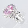 ピンクサファイアxダイヤモンド プラチナリング PS: 2.82 ct D: 1.58ct Pt900 - 画像 (3)