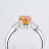 イエローサファイアxダイヤモンド プラチナリング YS: 1.78 ct D: 0.37ct Pt900 - 画像 (5)
