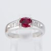 ルビーxダイヤモンド プラチナリング R: 1.01 ct D: 0.26ct Pt900 - 画像 (2)