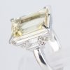 ベリルxダイヤモンド プラチナリング B: 6.76 ct D: 0.31ct Pt900 - 画像 (4)