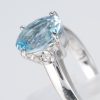 アクアマリンxダイヤモンド プラチナリング Aq: 2.67 ct D: 0.02ct Pt900 - 画像 (4)