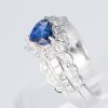 サファイアxダイヤモンド プラチナリング S: 1.07 ct D: 0.73ct Pt900 - 画像 (4)