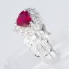 ルビーxダイヤモンド プラチナリング R: 0.98 ct D: 0.75ct Pt900 - 画像 (4)