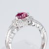ルビーxダイヤモンド プラチナリング R: 1.05 ct D: 0.74ct Pt900 - 画像 (5)