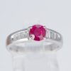 ルビーxダイヤモンド プラチナリング R: 1.07 ct D: 0.3ct Pt900 - 画像 (2)