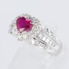ルビーxダイヤモンド プラチナリング R: 1.08 ct D: 0.7ct Pt900 - 画像 (3)
