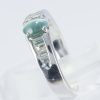 サイドダイヤモンド キャッツアイxダイヤモンド プラチナリング C: 0.62 ct D: 0.3ct Pt900
