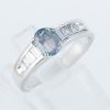 サイドダイヤモンド アレキサンドライトxダイヤモンド プラチナリング Al: 0.62 ct D: 0.28ct Pt900