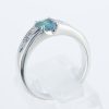 サイドダイヤモンド アレキサンドライトxダイヤモンド プラチナリング Al: 0.62 ct D: 0.28ct Pt900