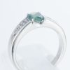 サイドダイヤモンド アレキサンドライトxダイヤモンド プラチナリング Al: 0.68 ct D: 0.28ct Pt900