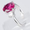 トルマリンxダイヤモンド プラチナリング Tm: 2.42 ct D: 0.4ct Pt900 - 画像 (4)