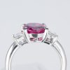 トルマリンxダイヤモンド プラチナリング Tm: 2.42 ct D: 0.4ct Pt900 - 画像 (5)