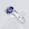 サファイアxダイヤモンド プラチナリング S: 1.08 ct D: 0.3ct Pt900 - 画像 (3)