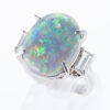 ZUISHO ブラックオパールプラチナリング BO 7.75ct D:0.70ct Pt900