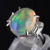 メキシコオパールプラチナリング MO 6.90ct D:0.6.2t Pt900