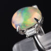 メキシコオパールプラチナリング MO 6.90ct D:0.6.2t Pt900