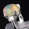 メキシコオパールプラチナリング MO 6.90ct D:0.6.2t Pt900