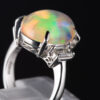 メキシコオパールプラチナリング MO 6.90ct D:0.6.2t Pt900