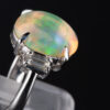 メキシコオパールプラチナリング MO 6.90ct D:0.6.2t Pt900