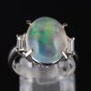 メキシコオパールプラチナリング MO 4.86ct D:0.28ct Pt900