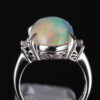 メキシコオパールプラチナリング MO 4.86ct D:0.28ct Pt900