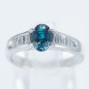 アレキサンドライトxダイヤモンド プラチナリング Al: 0.80 ct D: 0.33ct Pt900