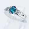 アレキサンドライトxダイヤモンド プラチナリング Al: 0.80 ct D: 0.33ct Pt900