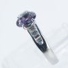 アレキサンドライトxダイヤモンド プラチナリング Al: 0.80 ct D: 0.33ct Pt900