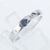 アレキサンドライトxダイヤモンド プラチナリング Al: 0.2 ct D: 0.02ct Pt900