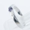 アレキサンドライトxダイヤモンド プラチナリング Al: 0.2 ct D: 0.02ct Pt900
