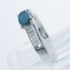 サイドダイヤモンド アレキサンドライトxダイヤモンド プラチナリング Al: 0.49 ct D: 0.354ct Pt900