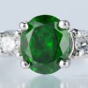 0.94ct デマントイドガーネット　プラチナリング(DG:0.94ct D:0.30ct Pt900) - 画像 (8)