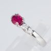 ルビーxダイヤモンド ホワイトゴールドリング R: 1.007 ct D: 0.16ct K18WG - 画像 (3)
