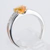 イエローサファイアxダイヤモンド プラチナリング YS: 1.34 ct D: 0.37ct Pt900 - 画像 (5)