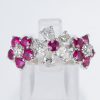 ブルーム ルビーxダイヤモンド ホワイトゴールドリング (R: 1.42 ct D: 1.02ct K18WG)