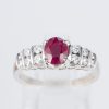 ルビーxダイヤモンド ホワイトゴールドリング R: 1.11 ct D: 0.54ct K18WG - 画像 (2)