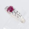 ルビーxダイヤモンド ホワイトゴールドリング R: 1.11 ct D: 0.54ct K18WG - 画像 (3)