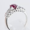 ルビーxダイヤモンド ホワイトゴールドリング R: 1.11 ct D: 0.54ct K18WG - 画像 (5)